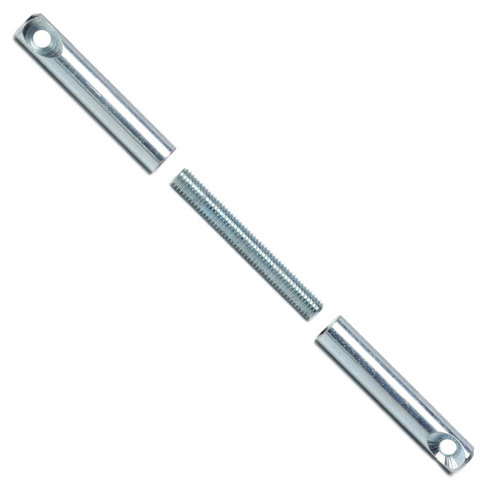1007 Grub Loc™ 38.5mm x 7mm Middle Panel Construction Steel Dowel with M5 Female Thread