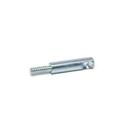1510 Grub Loc™10mm Diameter x 40mm Steel Dowel with Euro 6 Thread