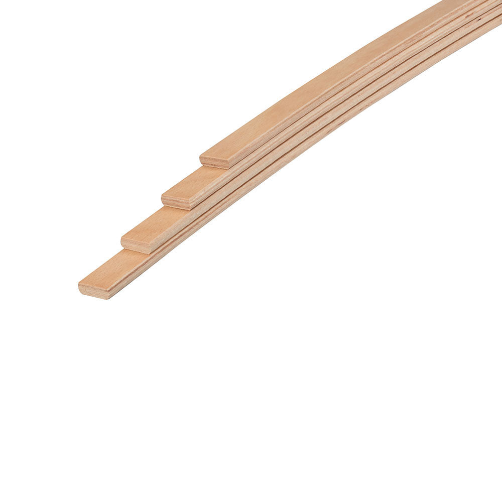 25mm x 10mm Beech Sprung Bed Slats (Any Length)