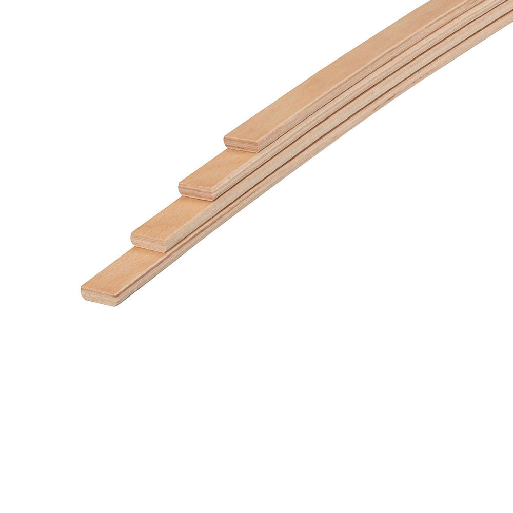 25mm x 12mm Heavy Duty Beech Sprung Bed Slats (Any Length)