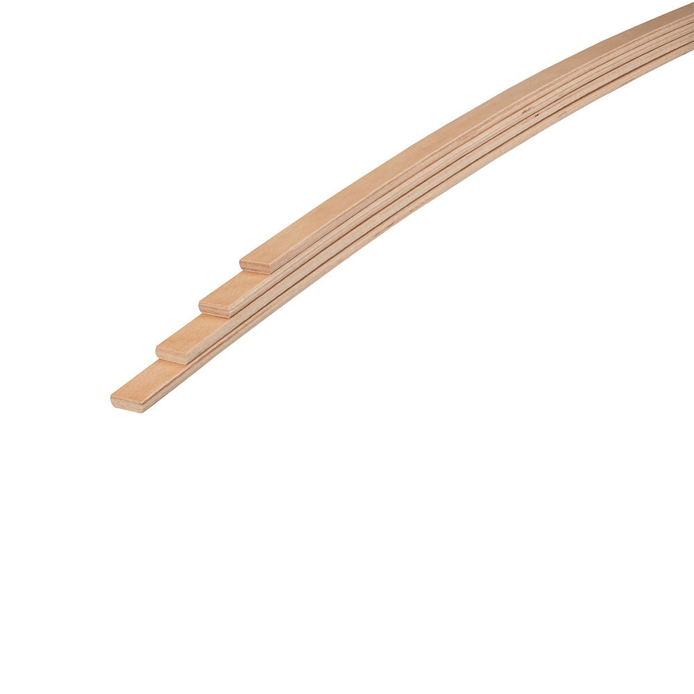 25mm x 8mm Beech Sprung Bed Slats (Any Length)