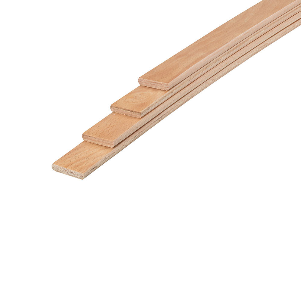 34mm x 12mm Heavy Duty Beech Sprung Bed Slats (Any Length)