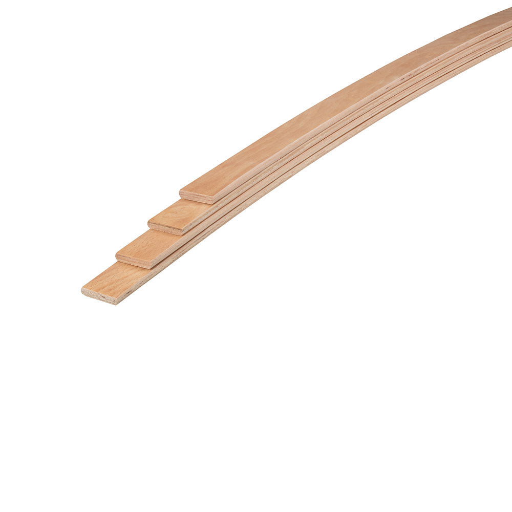 34mm x 8mm Beech Sprung Bed Slats (Any Length)