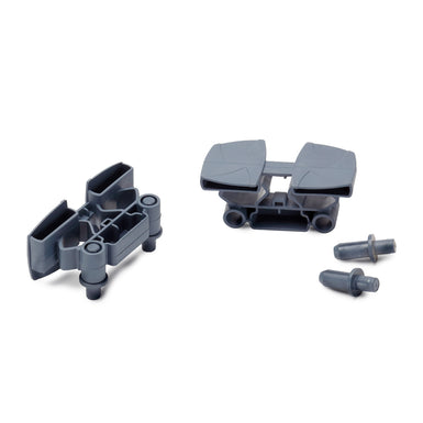 38mm x 8mm Twin Pocket Sprung Bed Slat Holders | 2 dowel attachment