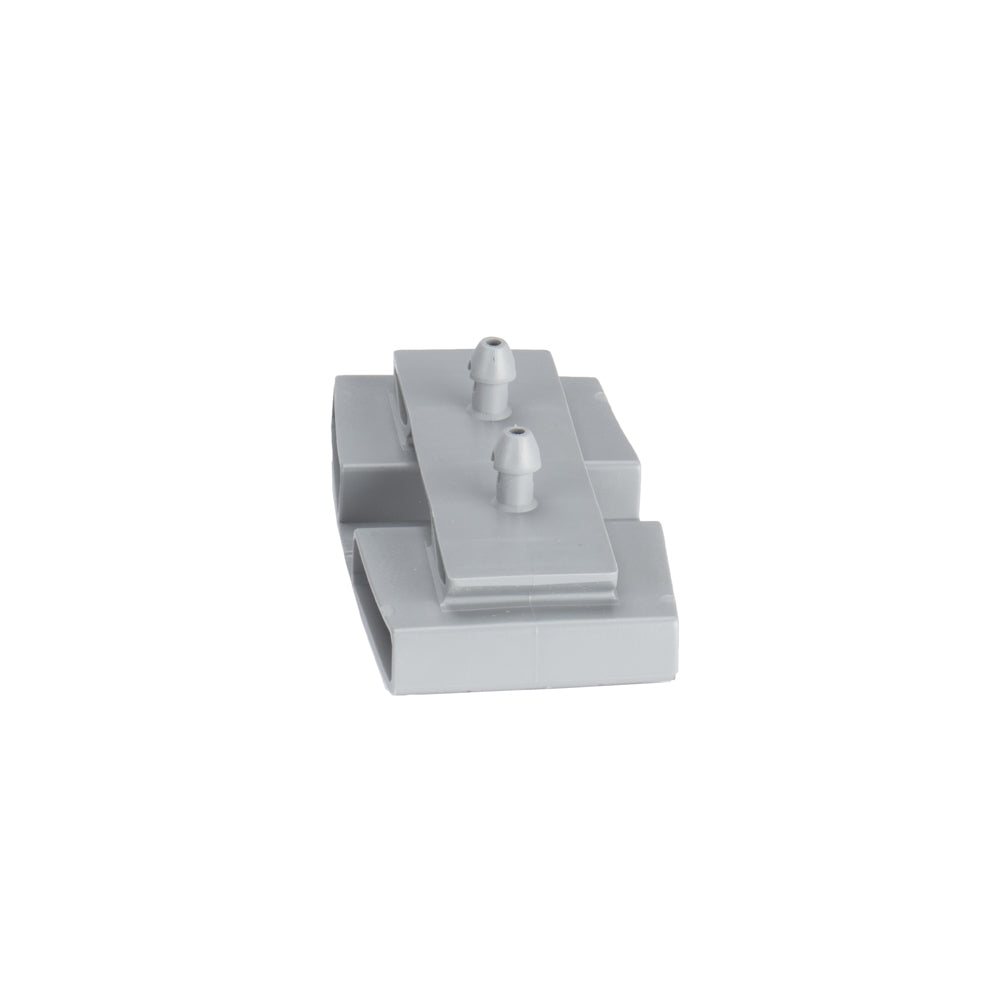 38mm x 8mm Twin Pocket Premium Sprung Bed Slat Holders for Centre Rails | 2 Prong (38mm Prong Centres)