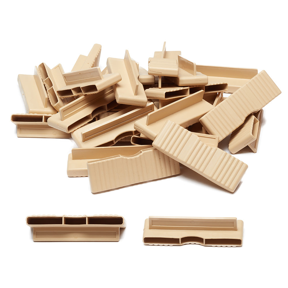 38mm x 8mm Twin Sprung Bed Slats Holders with Lip