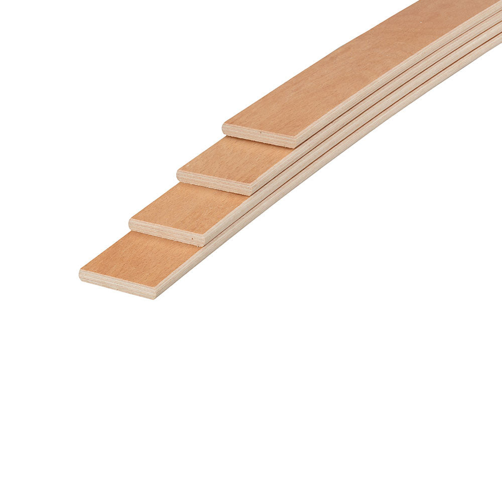 50mm x 12mm Heavy Duty Beech Sprung Bed Slats (Any Length)