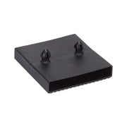 63mm x 8mm Sprung Bed Slat Cap Holder For Centre Rail | 2 Prongs (35mm Prong Centres)