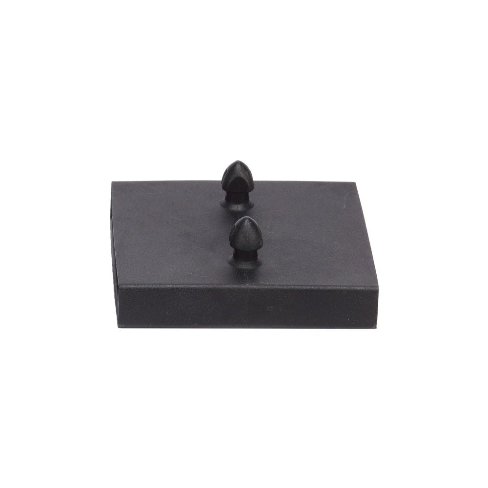 63mm x 8mm Sprung Bed Slat Cap Holder For Centre Rail | 2 Prongs (35mm Prong Centres)