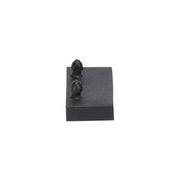 63mm x 8mm Sprung Bed Slat Cap Holder For Side Rails | 2 Prongs (35mm Prong Centres)
