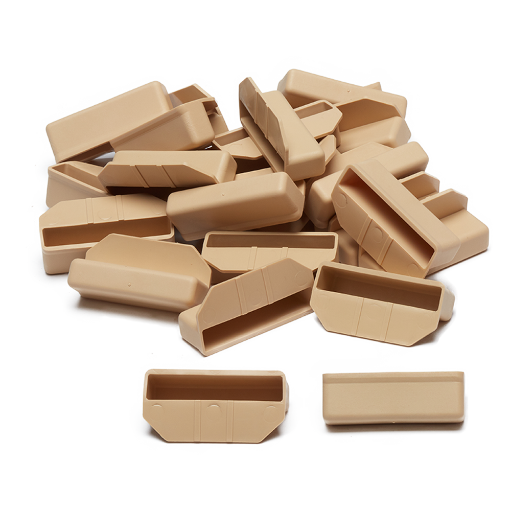 63mm x 12mm Sprung Bed Slat Holders with Lip
