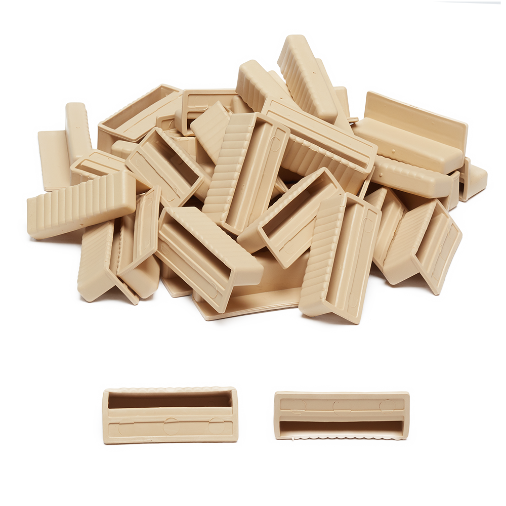63mm x 8mm Sprung Bed Slat Cap Holder with Lip