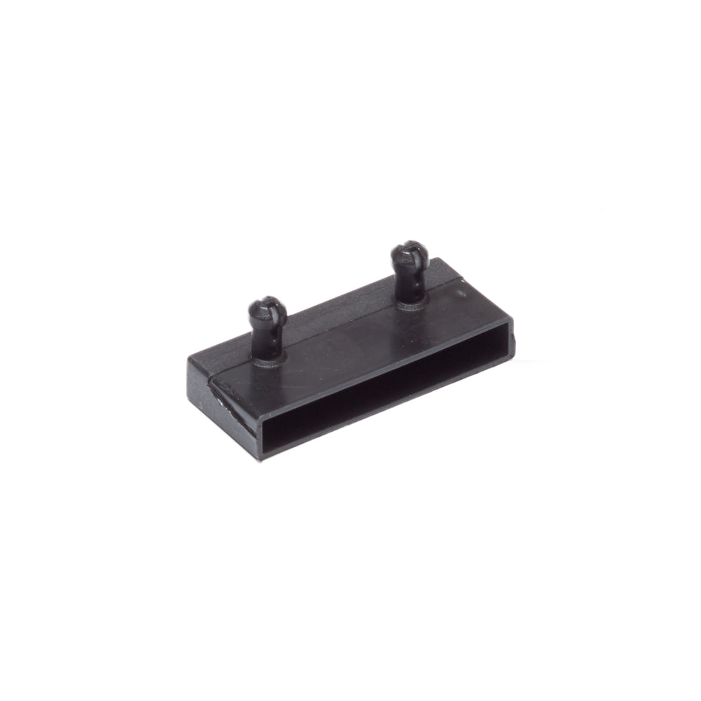 The Bed Slats Company 63mm Bed Slat Holders / Centre Caps - Black Plastic For Metal Tubular Bed Frames