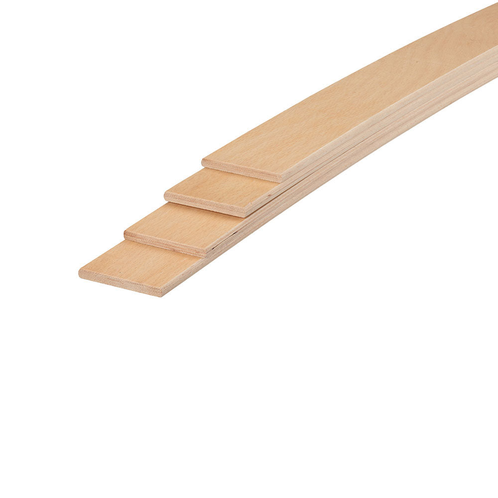68mm x 10mm Beech Sprung Bed Slats (Any Length)