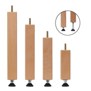Adjustable Bed Centre Rail Support Feet with M8 or M10 Threaded Bar