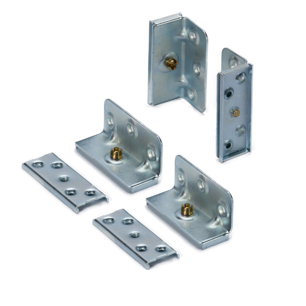Bed Corner Plate Bracket Set for 90 Degree Right Angle Connection BP H:90mm