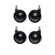 Black Metal Shepherd Castors - M8 Stem