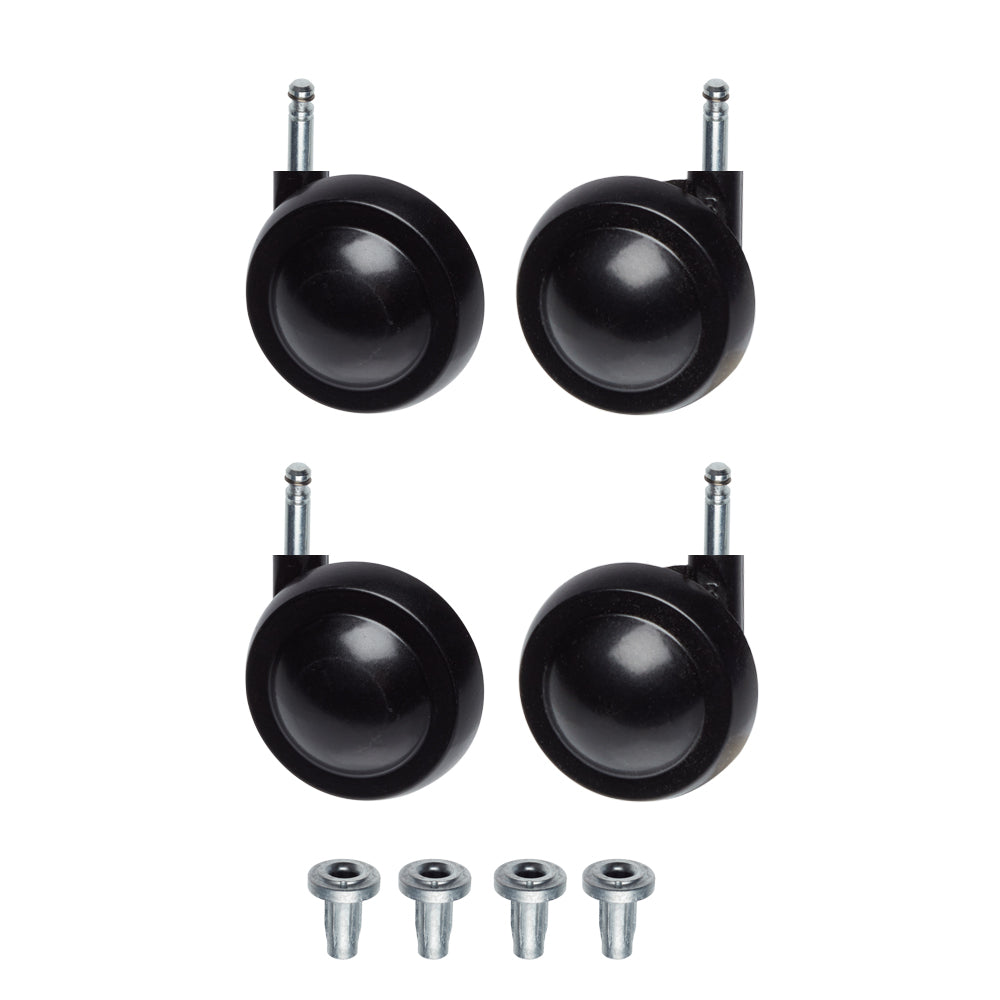 Black Metal Shepherd Castors - Thorn Pin