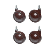 Brown Metal Shepherd Castors - M8 Stem