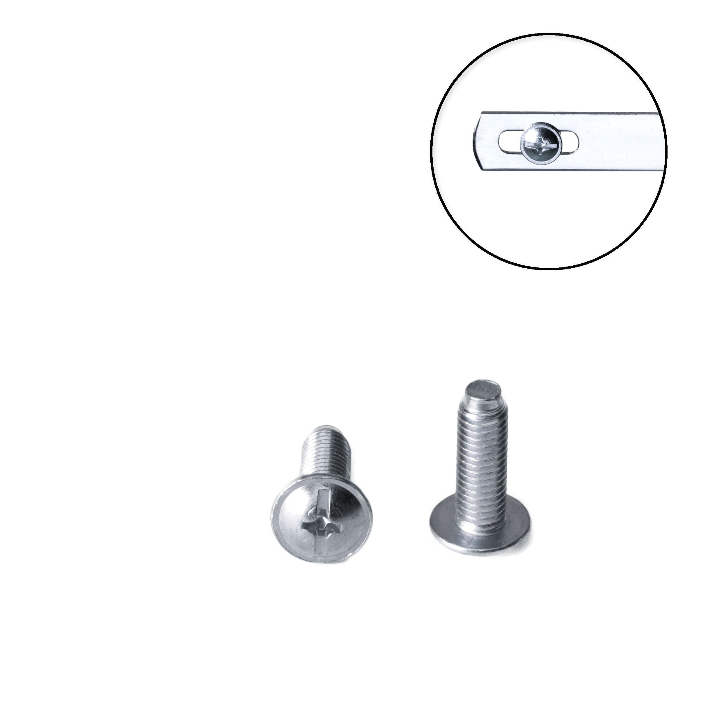 220mm Nickel Plated Divan Bed Linking Bars Kit