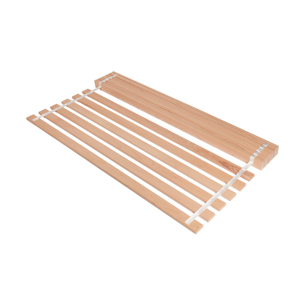 160cm Solid Beech Flat Bed Slats for European King Size Beds - Webbed Sets