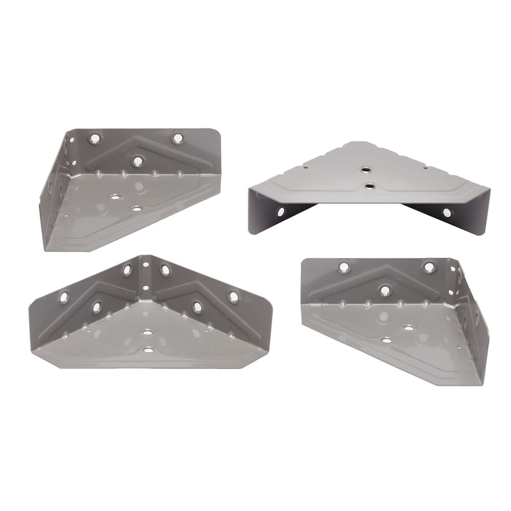 Extra Large Heavy Duty Bed Corner Bracket 80mm x 240mm with Leg Fixing Hole (Set of 4)