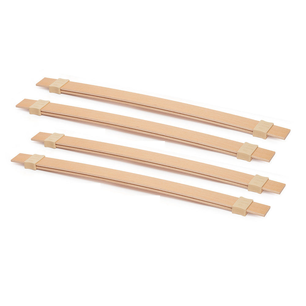 First Generation Single Row Sprung Bed Slat Kit with 20 x 53mm Beech ...