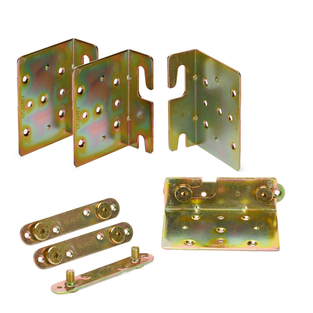 HB Bed Corner Brackets/ Fittings for 90 Degree Connection H:105mm