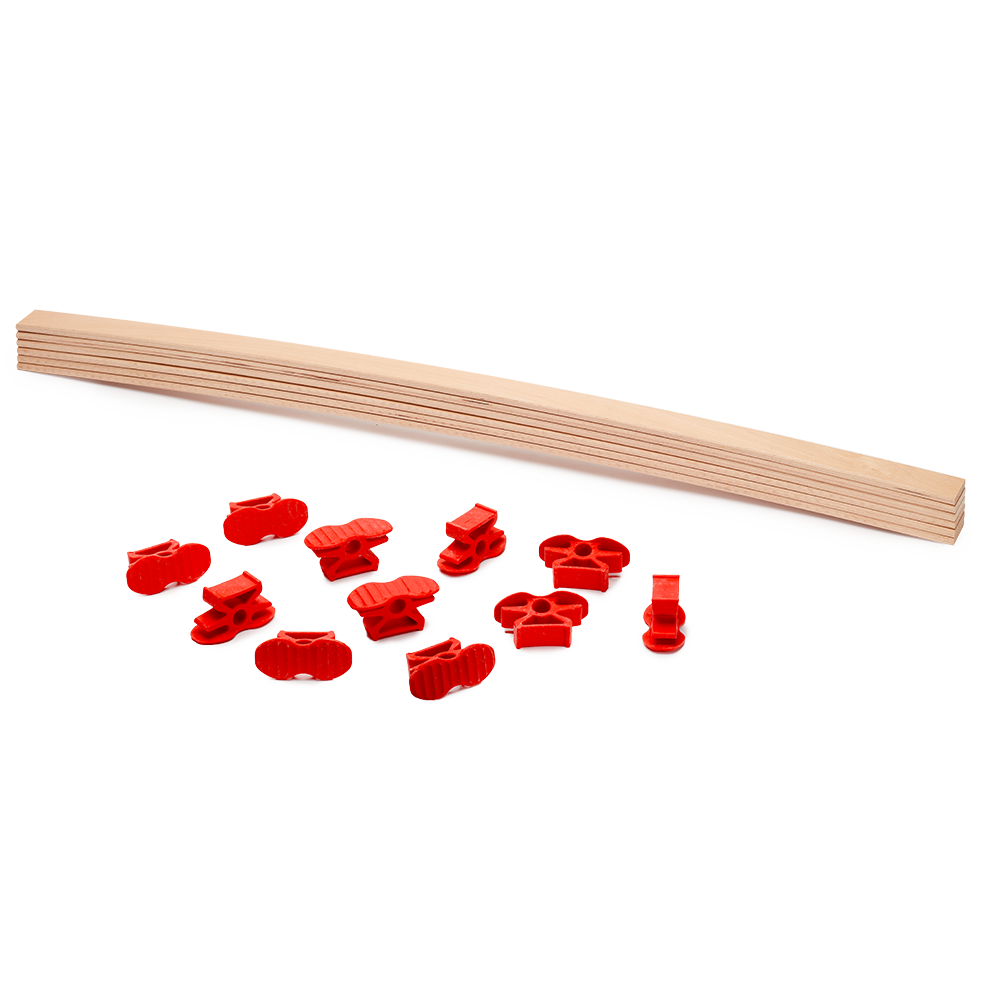 Premium Second-Generation Sprung Bed Slat Kit Dual Row - V2