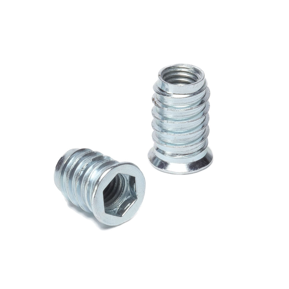 M10 x 25mm Threaded inserts for wood - High Quality Steel