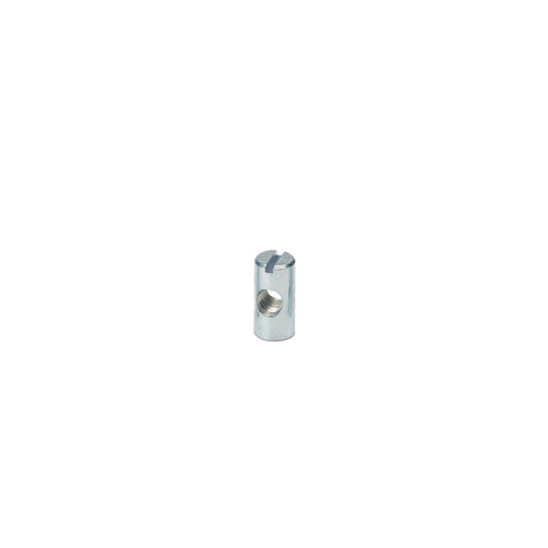 M4 x 16mm x Ø8mm Cross Dowel/ Barrel Nut - Centre Threaded