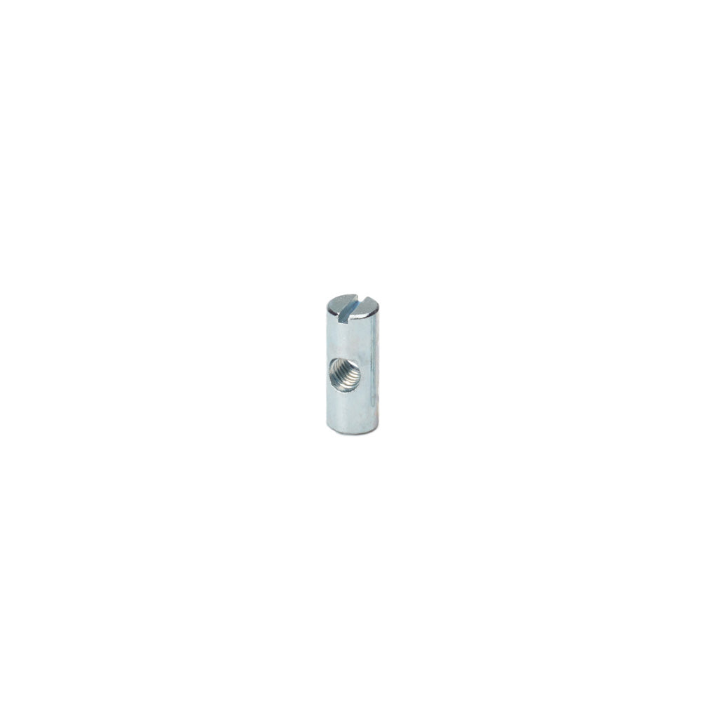 M4 x 20mm x Ø8mm Cross Dowel/ Barrel Nut - Centre Threaded