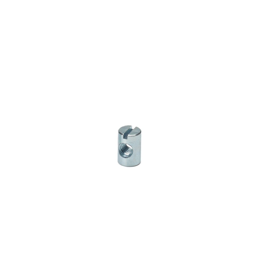 M5 x 12mm x Ø8mm Cross Dowel/ Barrel Nut - Centre Threaded