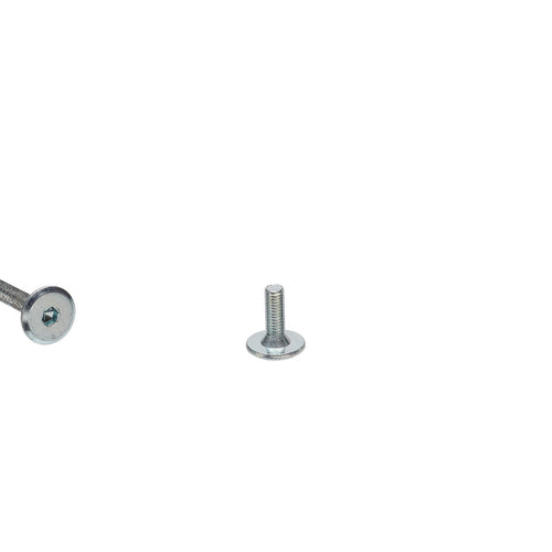 M5 x 15mm Connector Bolt with Flat Head and Hex Drive