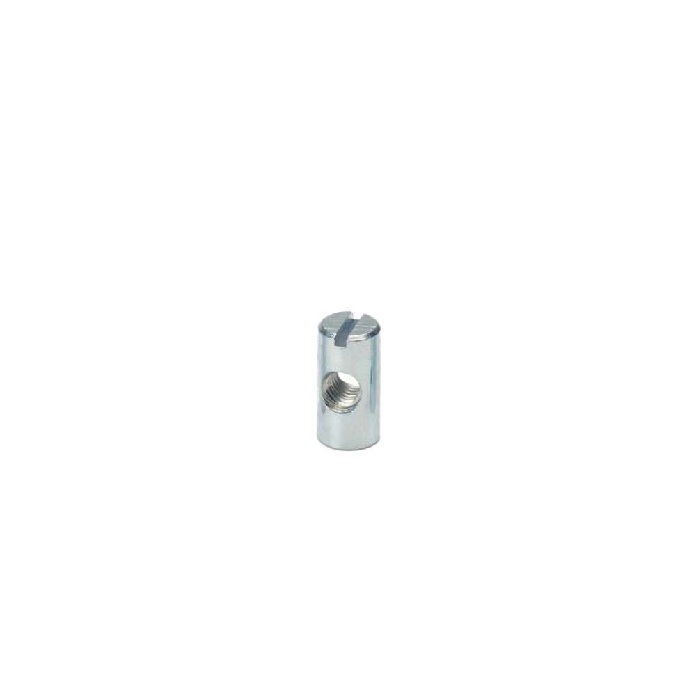 M5 x 16mm x Ø8mm Cross Dowel/ Barrel Nut - Centre Threaded
