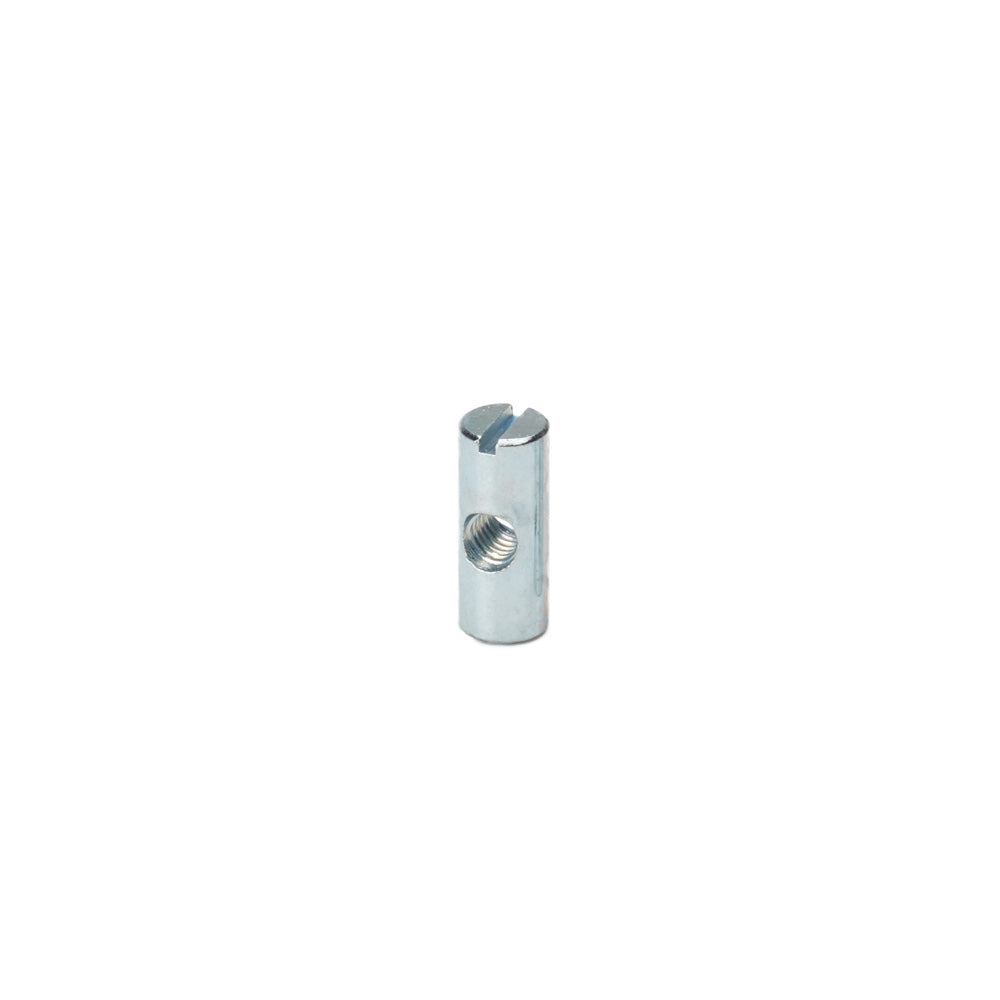 M5 x 20mm x Ø8mm Cross Dowel/ Barrel Nut - Centre Threaded