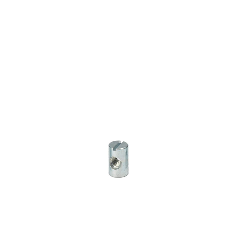 M6 x 16mm x Ø10mm Cross Dowel / Barrel Nut - Centre Threaded