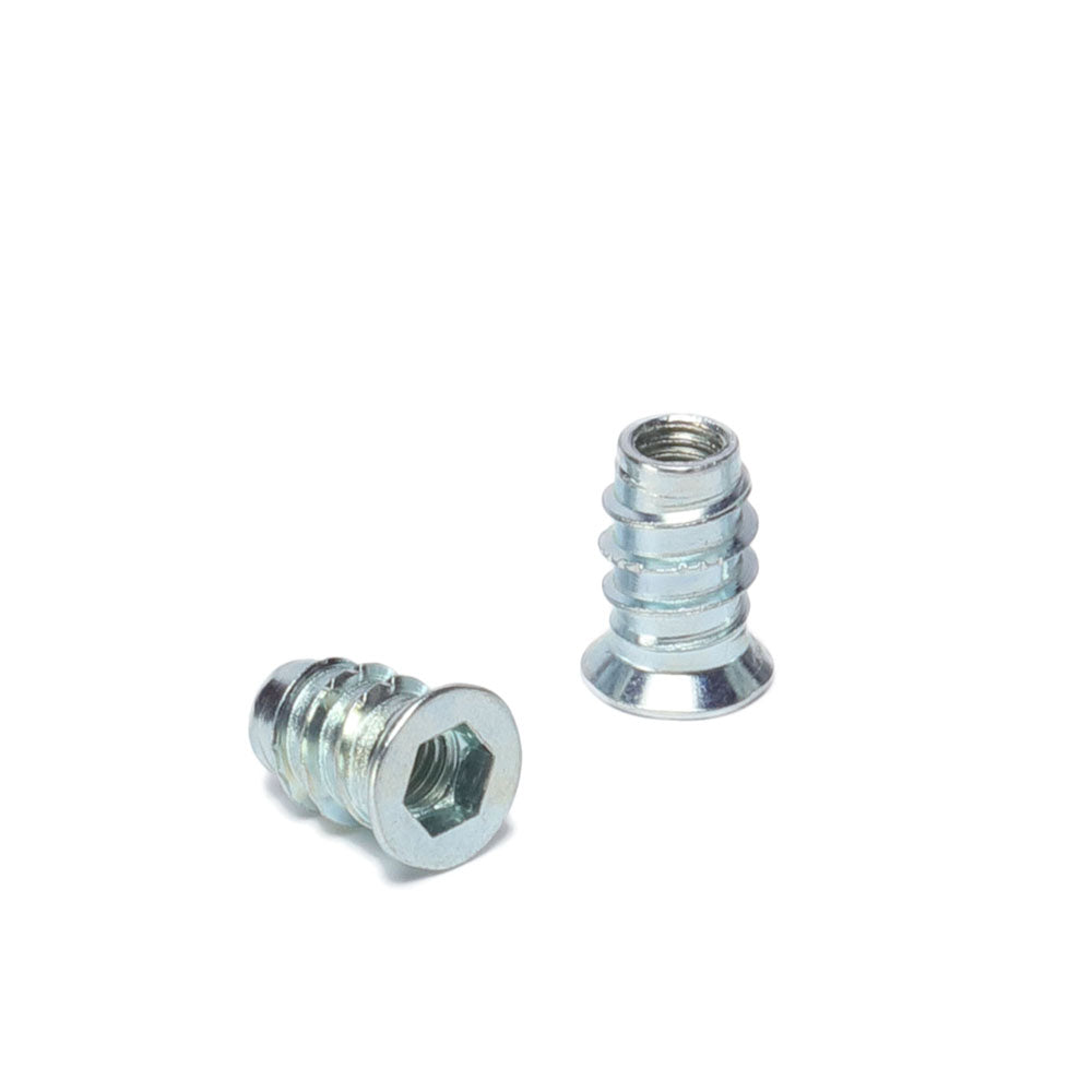 M6 x 17mm Threaded inserts for wood - High Quality Steel