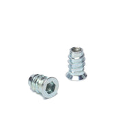 M6 x 17mm Steel Threaded Inserts for Wood