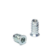 M6 x 20mm Steel Threaded Inserts for Wood