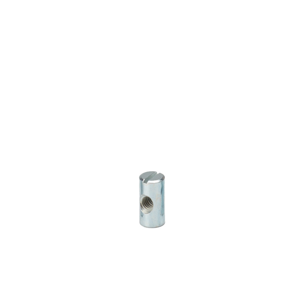 M6 x 20mm x Ø10mm Cross Dowel / Barrel Nut - Centre Threaded