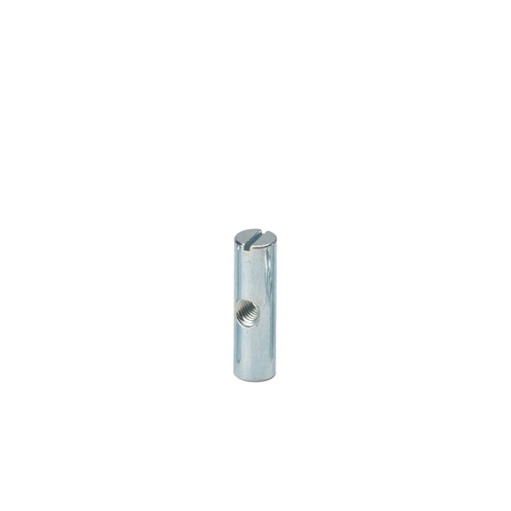 M6 x 30mm x Ø10mm Cross Dowel / Barrel Nut - Centre Threaded