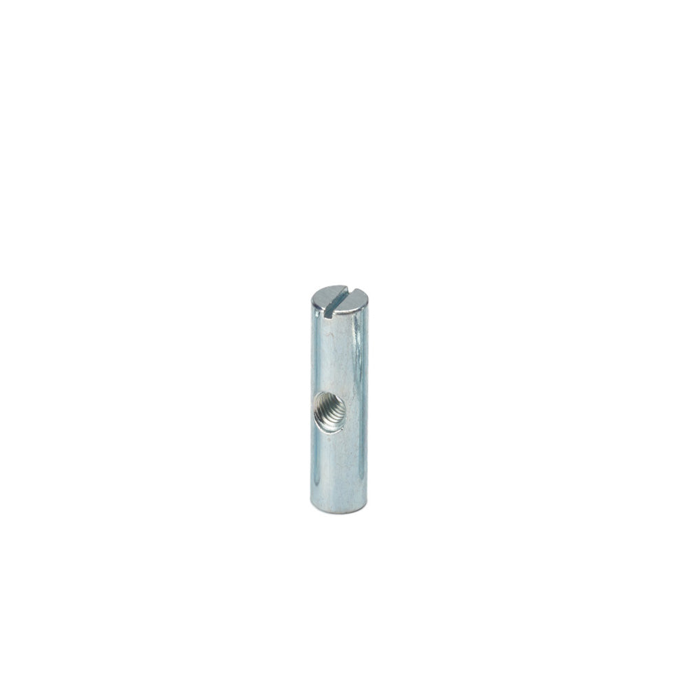 M6 x 35mm x Ø10mm Cross Dowel / Barrel Nut - Centre Threaded
