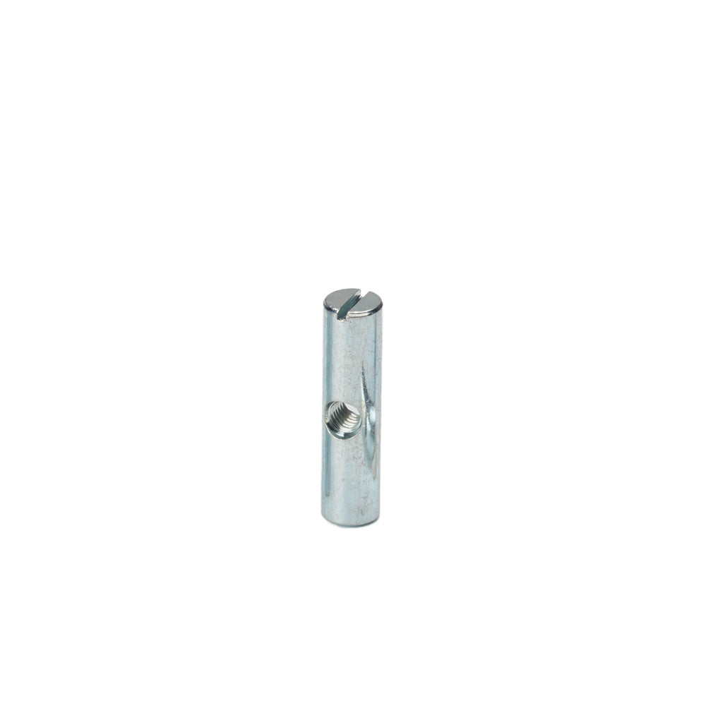 M6 x 40mm x Ø10mm Cross Dowel / Barrel Nut - Centre Threaded