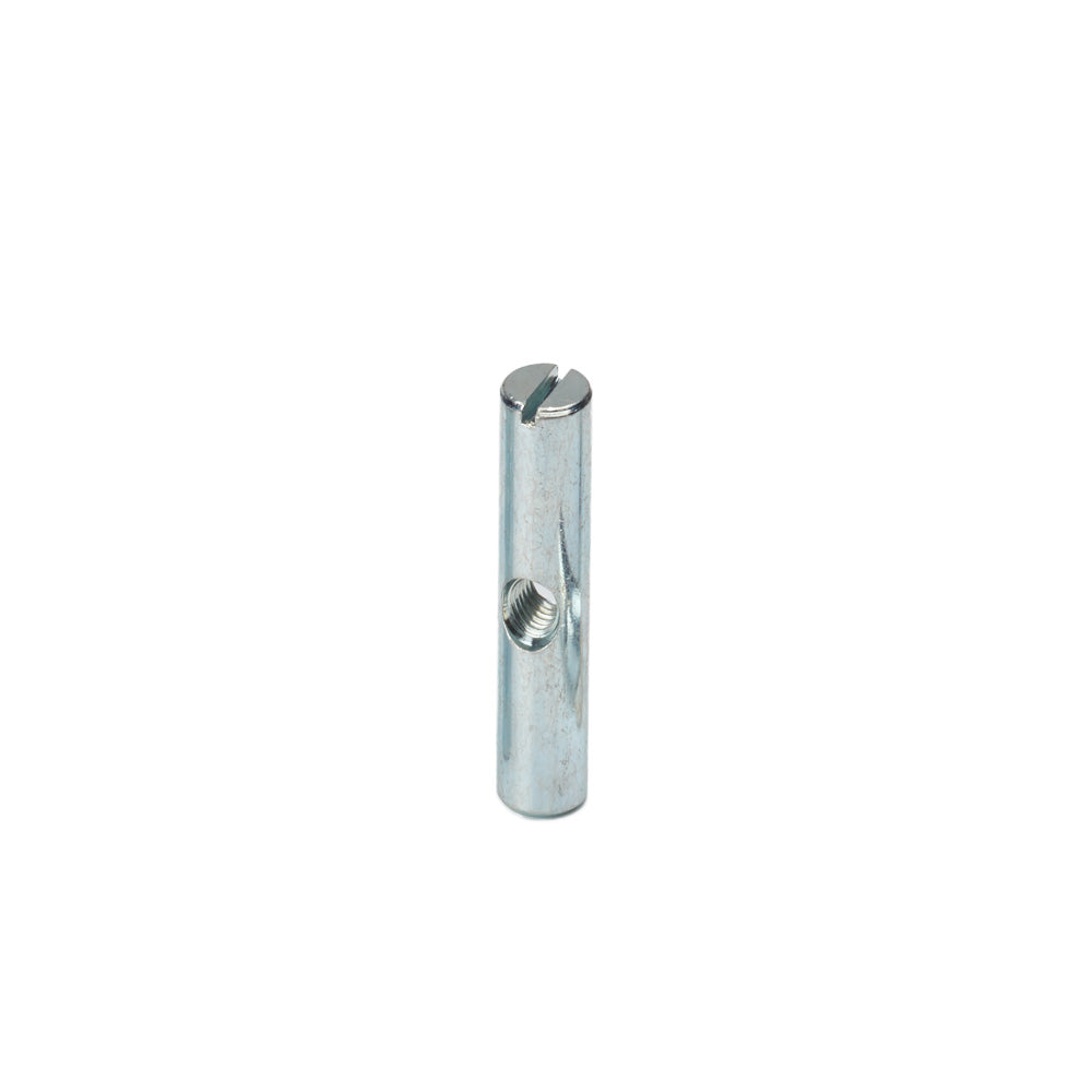 M6 x 50mm x Ø10mm Cross Dowel / Barrel Nut - Centre Threaded