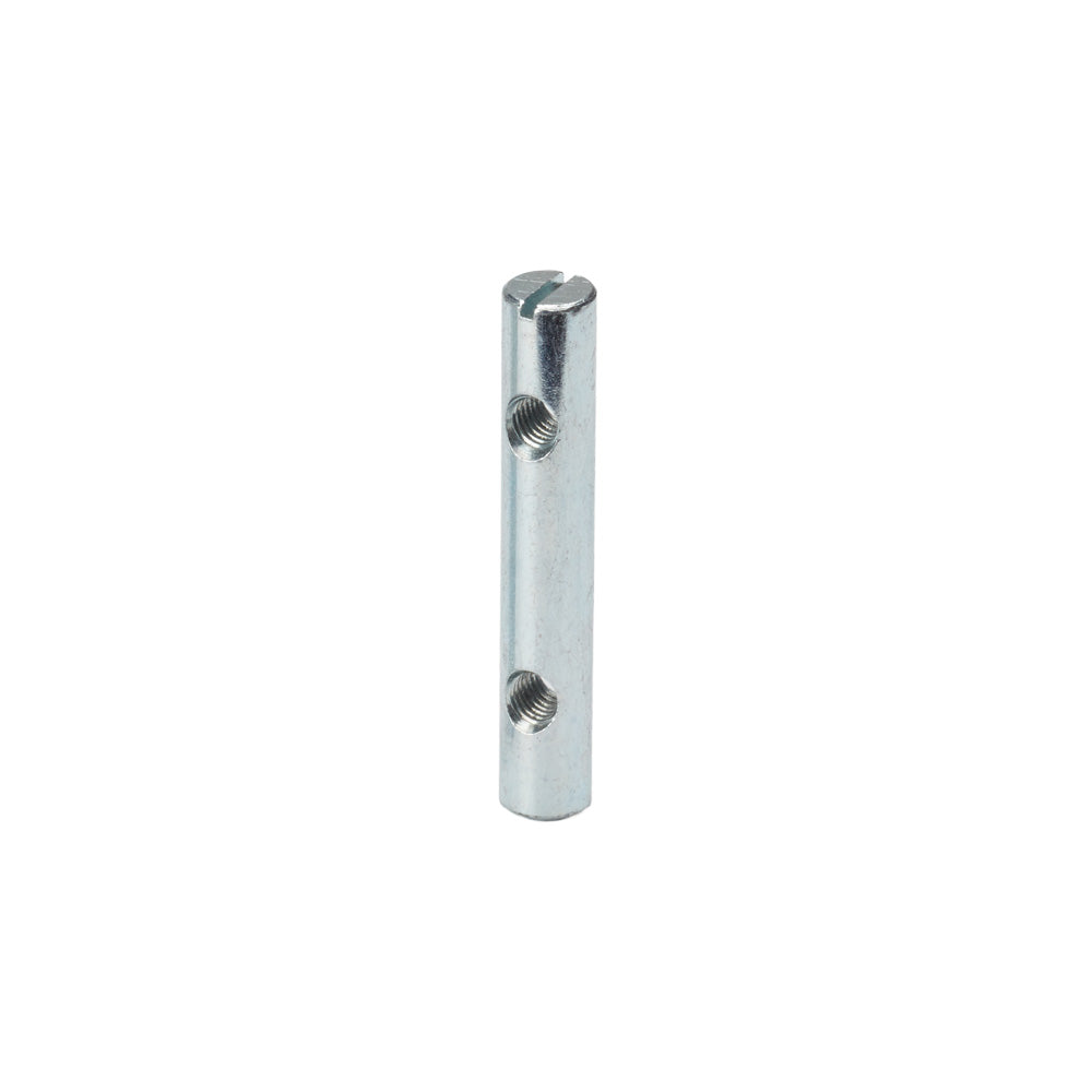 M6 x 60mm x Ø10mm Cross Dowel/ Barrel Nut - Twin Hole