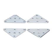 M8 Corner Flat Bracket Brace Plate 90mm x 90mm (set of 4)