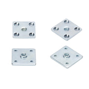 M8 Furniture Leg Connecting Fixing Plate 37mm x 37mm x 3mm (Sold Individually)