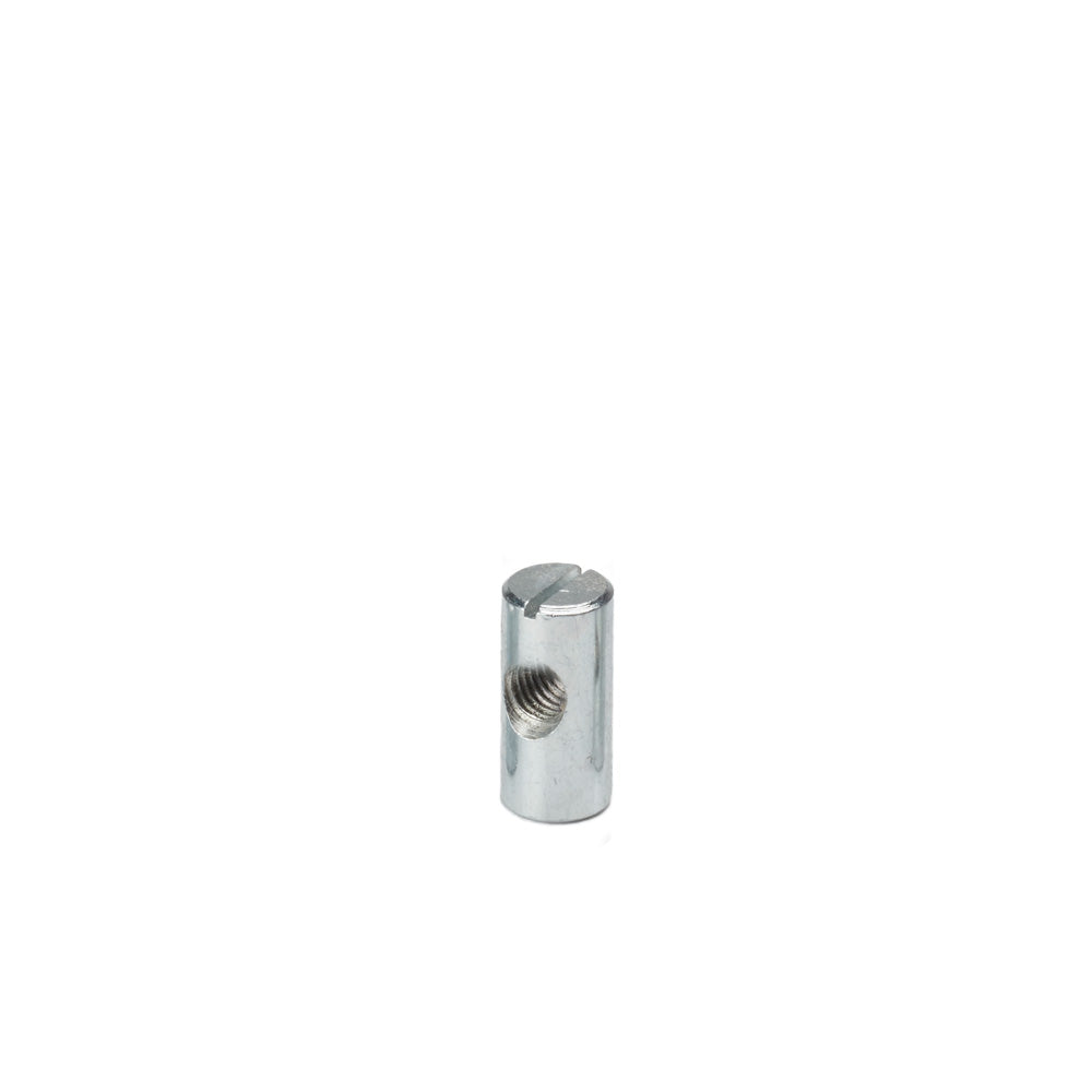 M8 x 20mm x Ø12mm Cross Dowel/ Barrel Nut - Centre Threaded