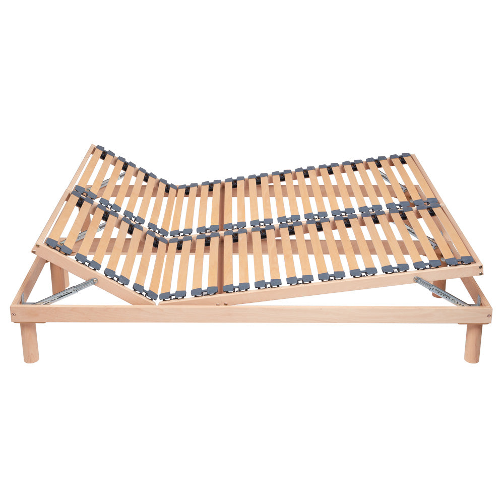 Manual Tilting Adjustable Floor Standing Premium Second-Generation Dual Row Slatted Bed Base